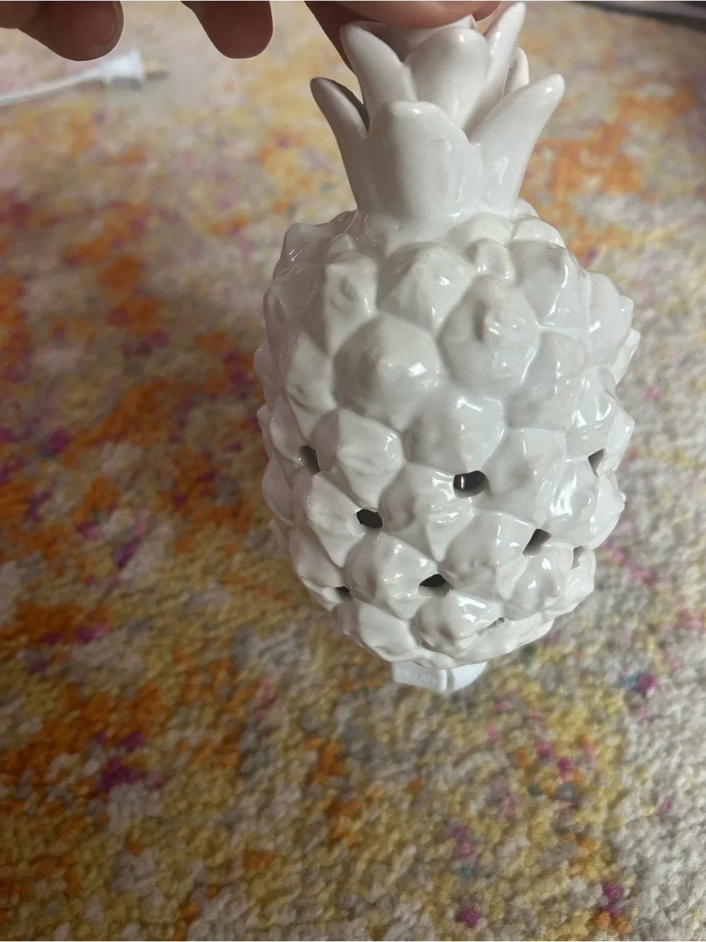 Scentsy ceramic pineapple